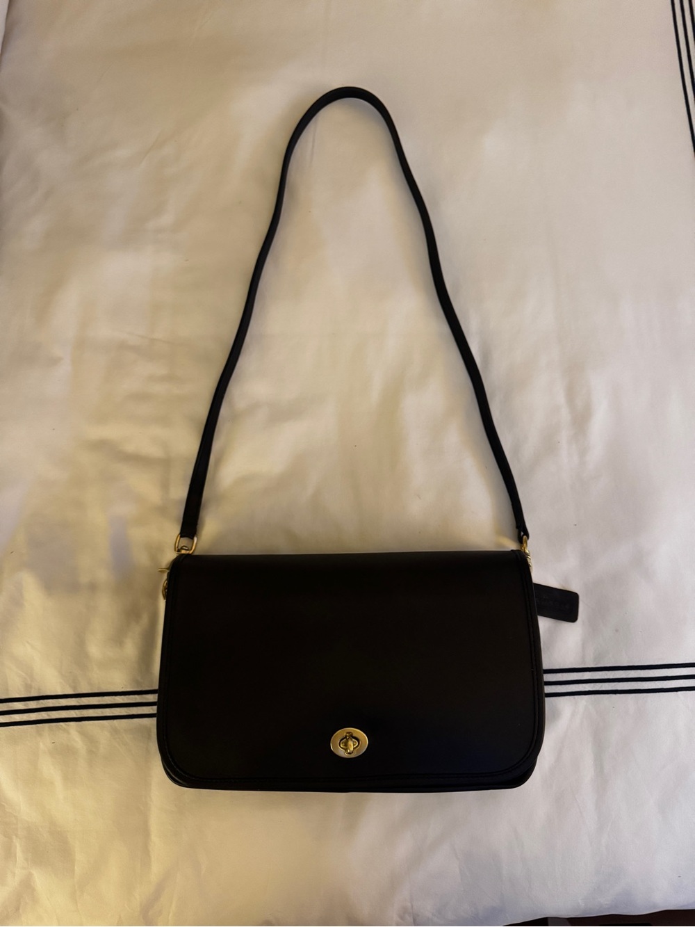 Vintage Coach Convertible Clutch in NAVY BLUE - # 9635 - Picture 8 of 12